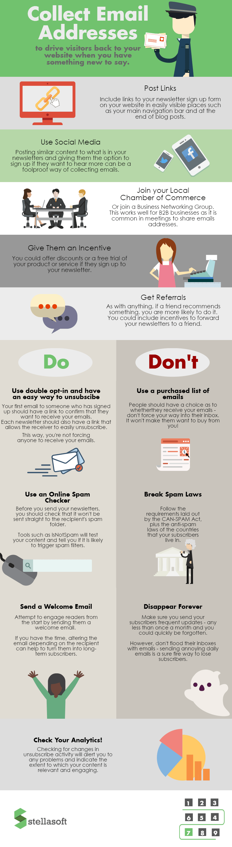 Collect Email Addresses Infographic