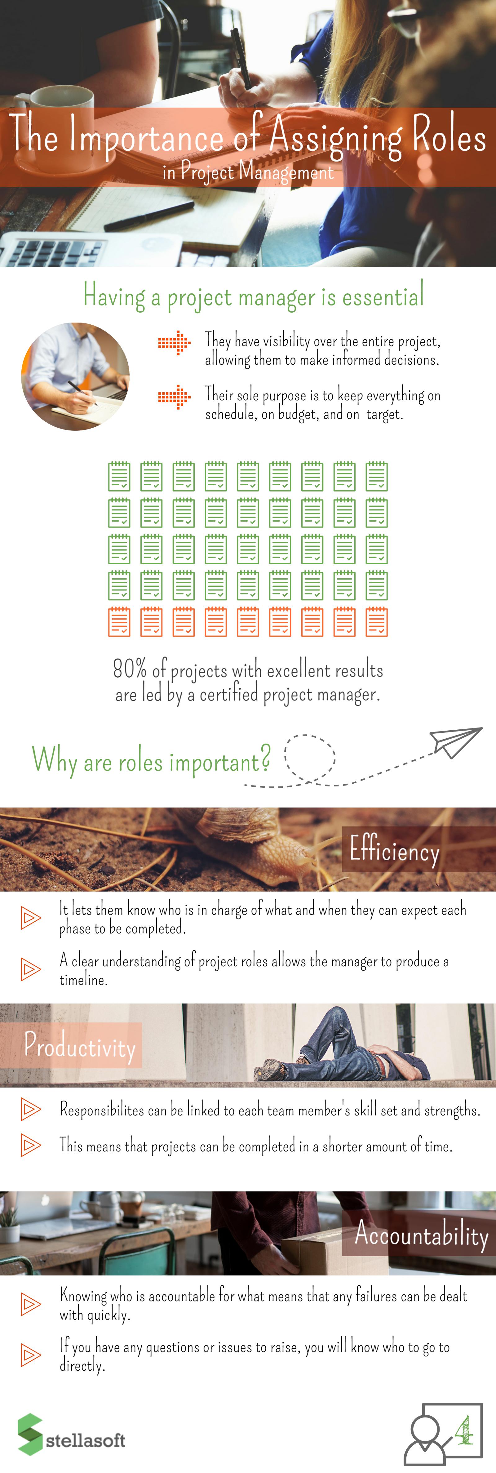 Assigning roles in project management